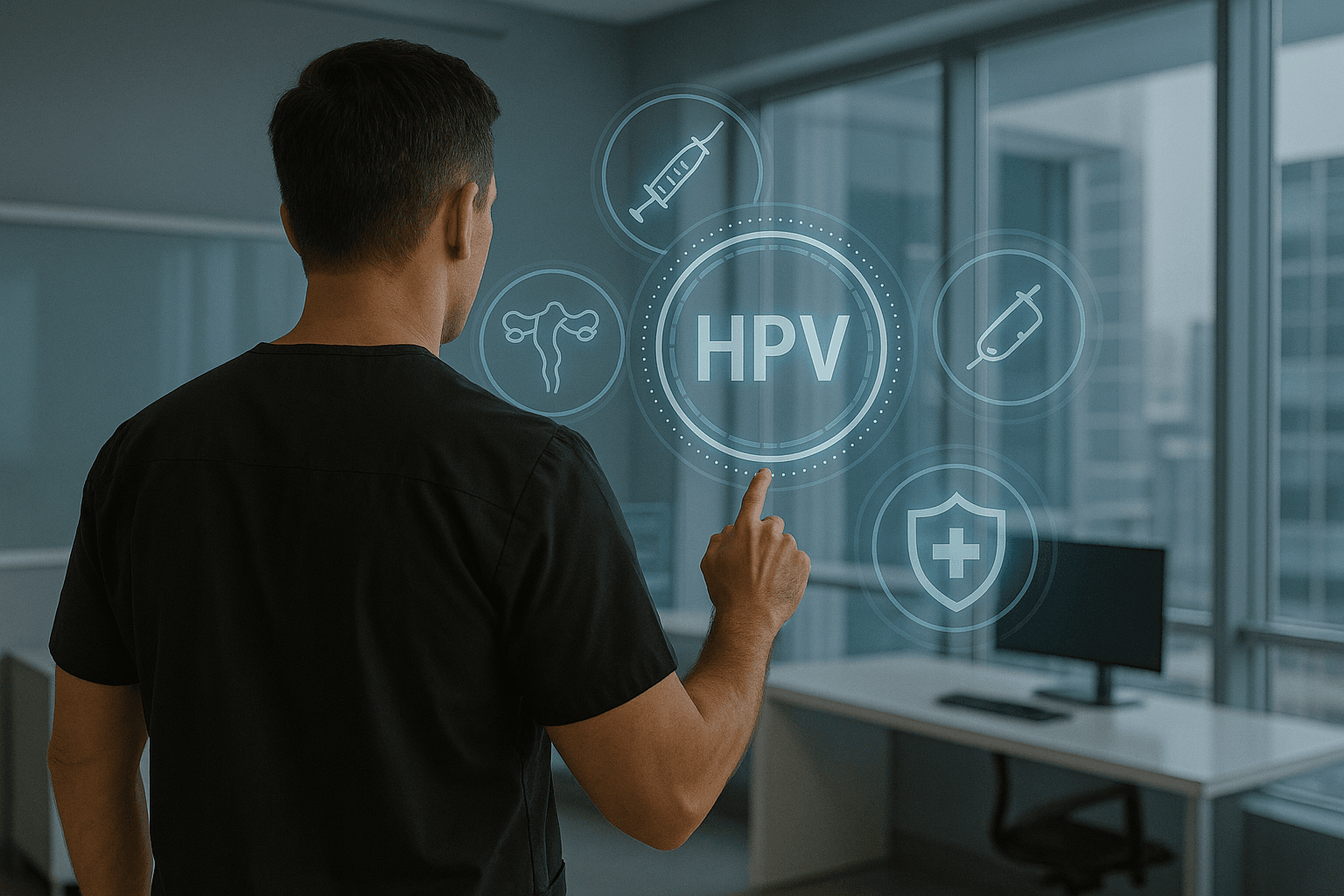 Patient discussing HPV management with a clinician at CareBridge Medical in Dublin